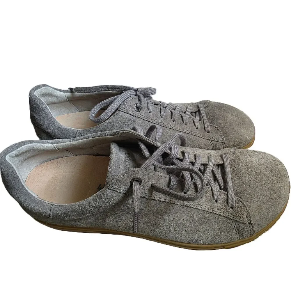 Birkenstock Bend Low Suede Basalt Gray Sneakers Women's Size 13 Gum Sole EUG
